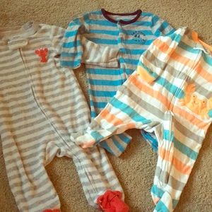 3 set 6m pajamas carters